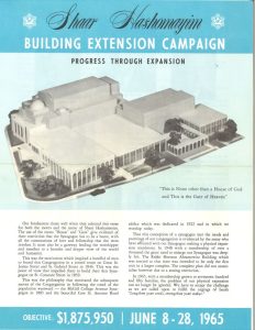 A brochure for a building extension campaign.