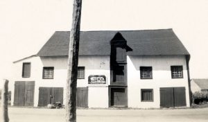 Large two-story hangar